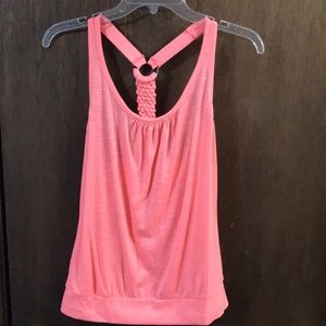 Coral tank top